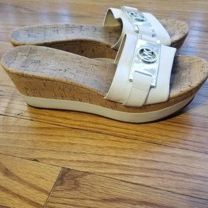 Michael Kors Warren Cork Platform Wedge